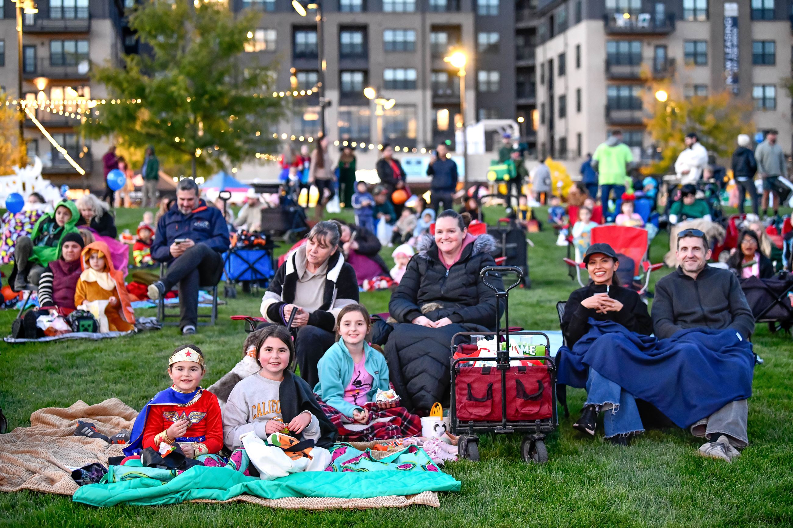 Trick or Treating in the Plaza