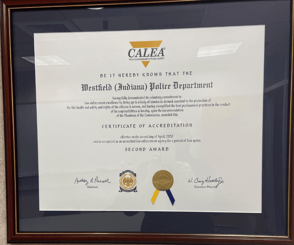Law Enforcement Accreditation Certiificate