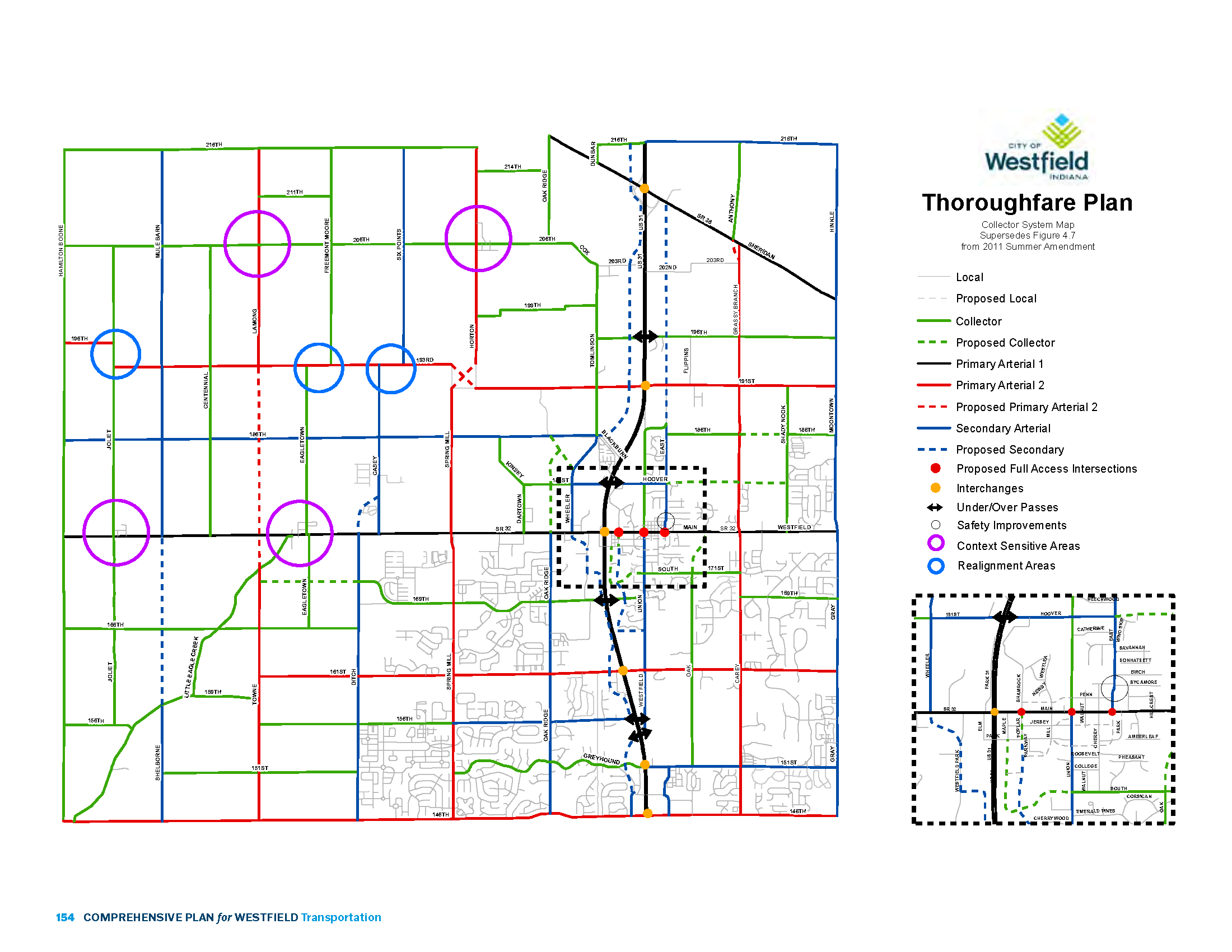 Thoroughfare Map image